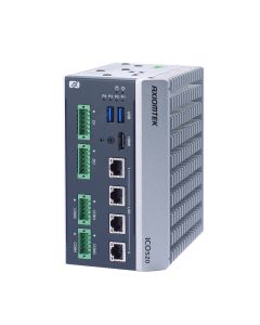 ICO520 DIN-Rail Fanless Embedded Computer with 12th Gen